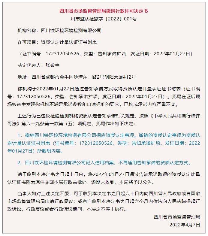 最高處罰百萬！一大批計量、檢測機構相關違法案件被查處曝光